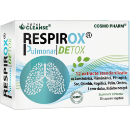 RespirOx Pulmonar Detox Total Cleanse 30cps - COSMO PHARM