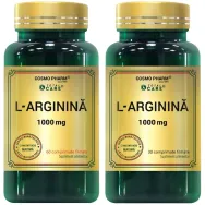 Pachet Larginina 1000mg 60+30cp - COSMO PHARM