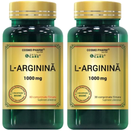 Pachet Larginina 1000mg 60+30cp - COSMO PHARM