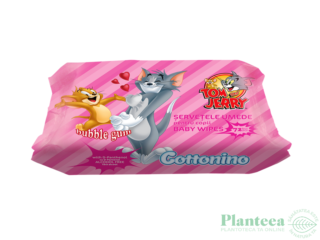 Servetele umede copii bubble gum 72b - COTTONINO