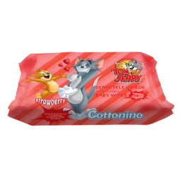 Servetele umede copii capsuni 72b - COTTONINO