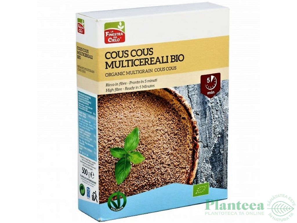 Cuscus 4cereale eco 500g - LA FINESTRA SUL CIELO