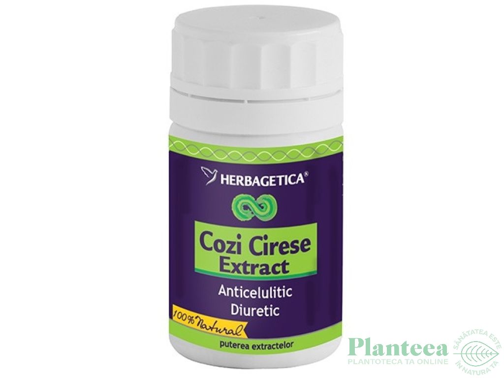 Pachet Cozi cirese extract 60+30cps - HERBAGETICA