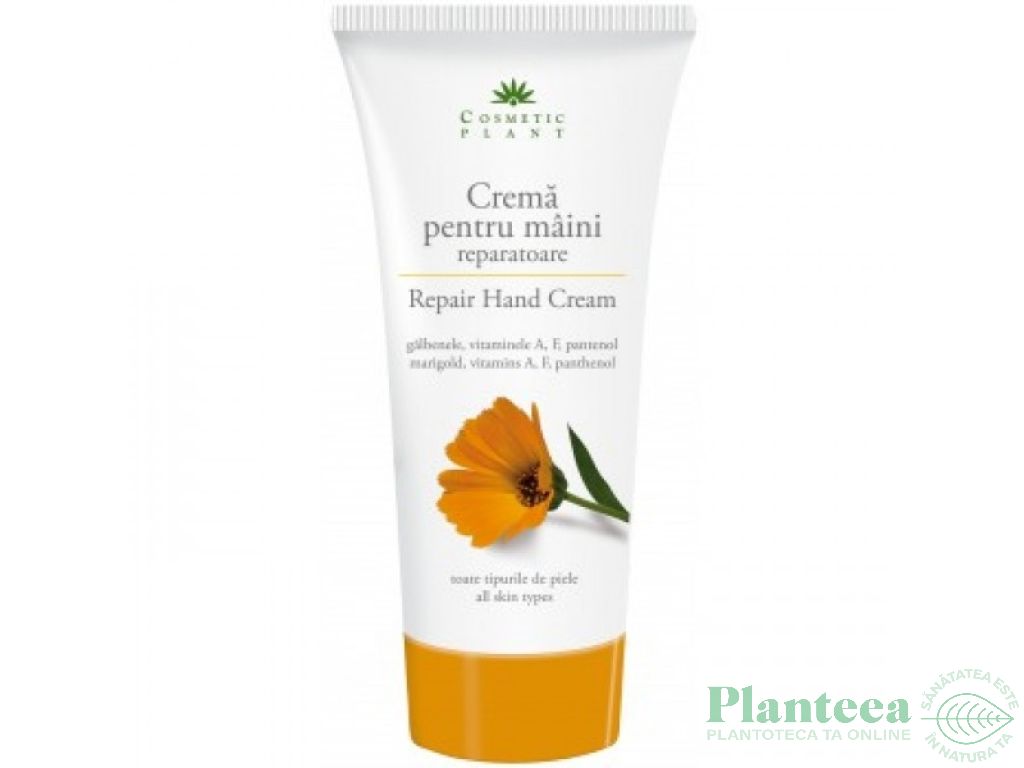 Crema maini reparatoare galbenele 150ml - COSMETIC PLANT