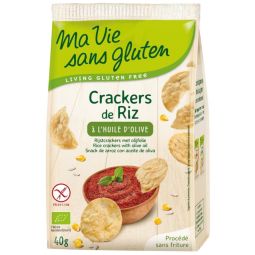 Crackers orez ulei masline eco 40g - MA VIE SANS GLUTEN
