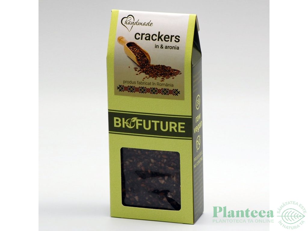 Crackers seminte in aronia 100g - BIOFUTURE