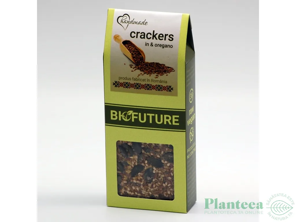 Painici crocante proteice seminte in oregano 100g - BIOFUTURE