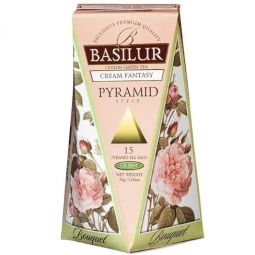 Ceai verde ceylon Bouquet cream fantasy piramide 15dz - BASILUR