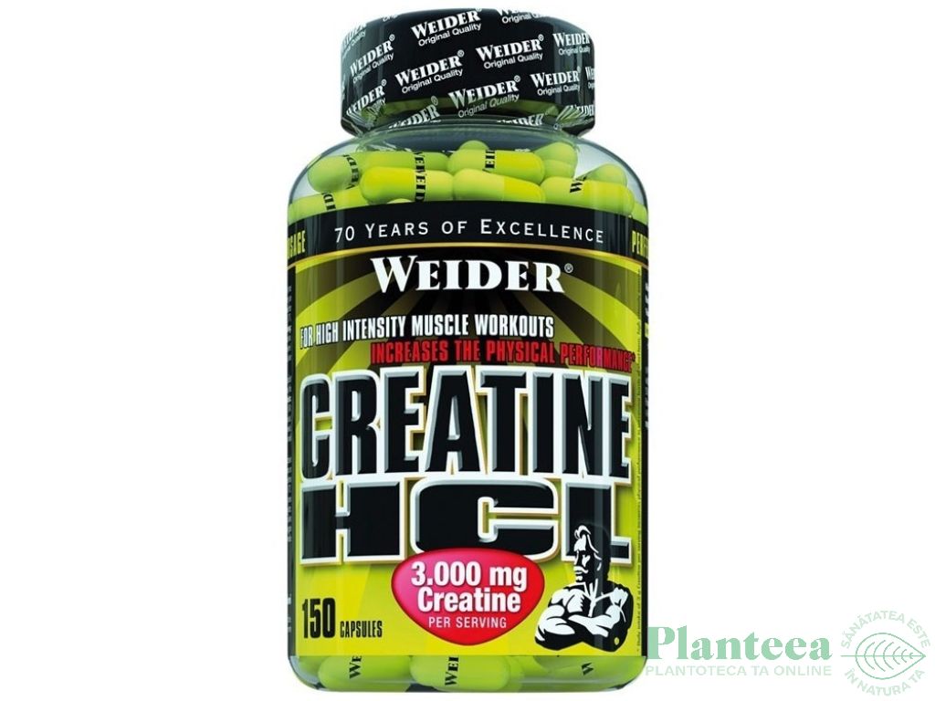 Creatina HCL 1000mg 150cps - WEIDER