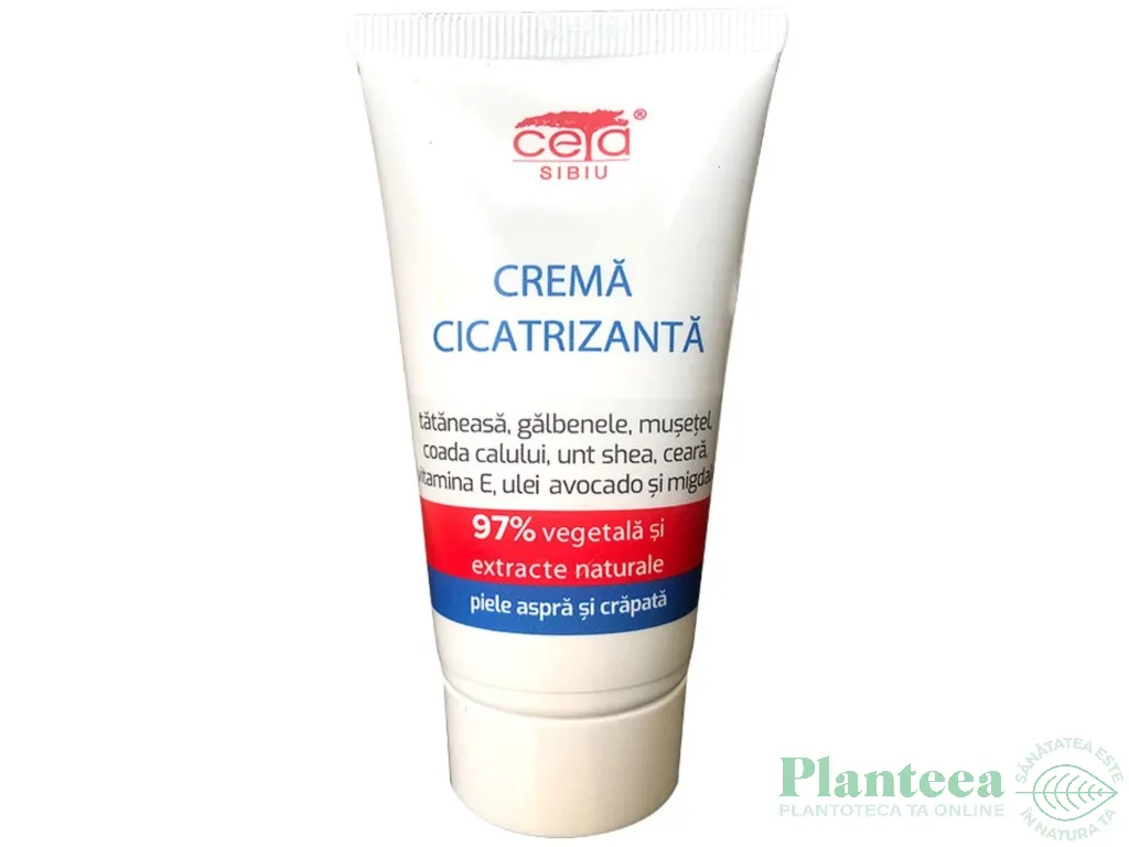 Crema cicatrizanta piele aspra crapata 97%vegetala 50ml - CETA