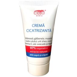 Crema cicatrizanta piele aspra crapata 97%vegetala 50ml - CETA