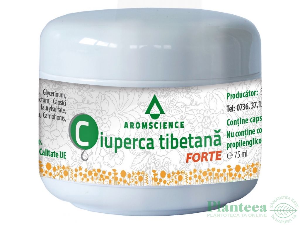 Crema articulatii ciuperca tibetana forte 75ml - AROM SCIENCE