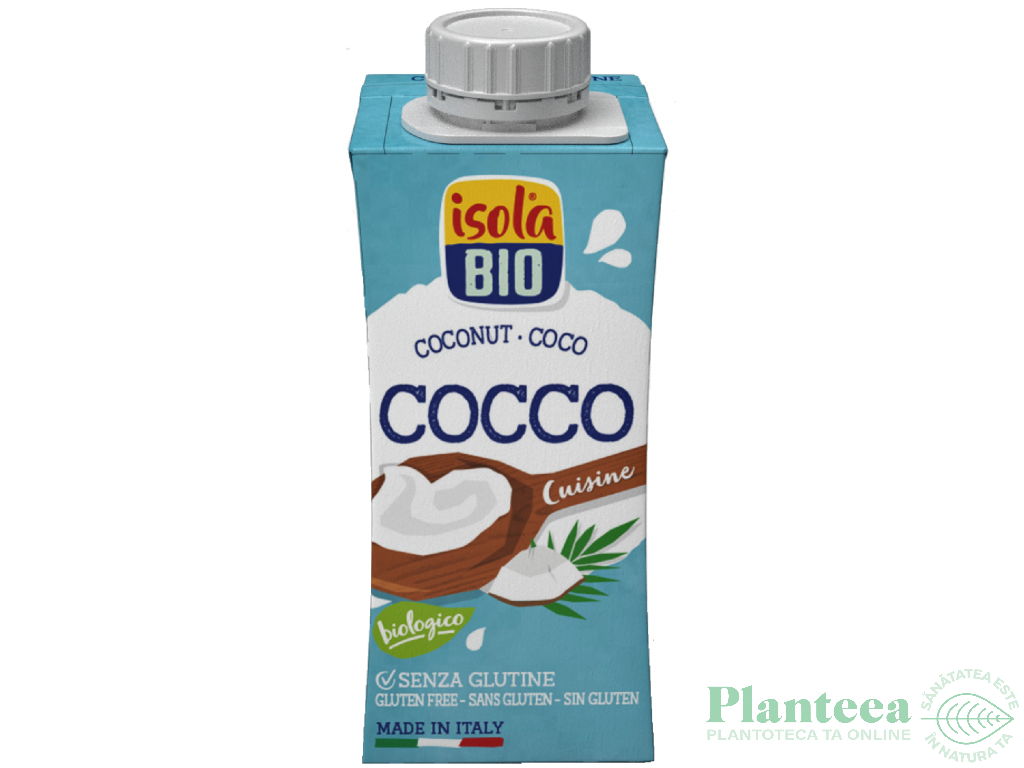 Smantana vegana cocos eco 200ml - ISOLA BIO