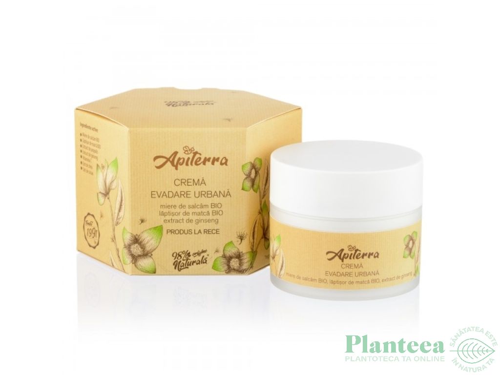 Crema fata detox Evadare urbana 50ml - APITERRA