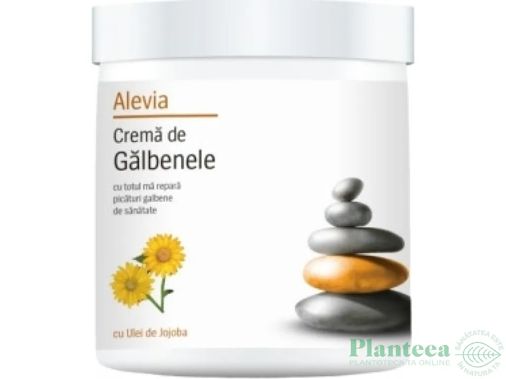 Crema galbenele ulei jojoba 250ml - ALEVIA