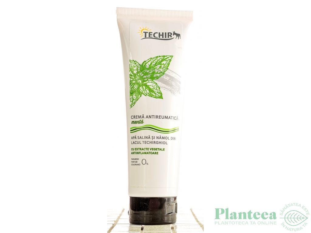 Crema antireumatica menta 125g - TECHIR