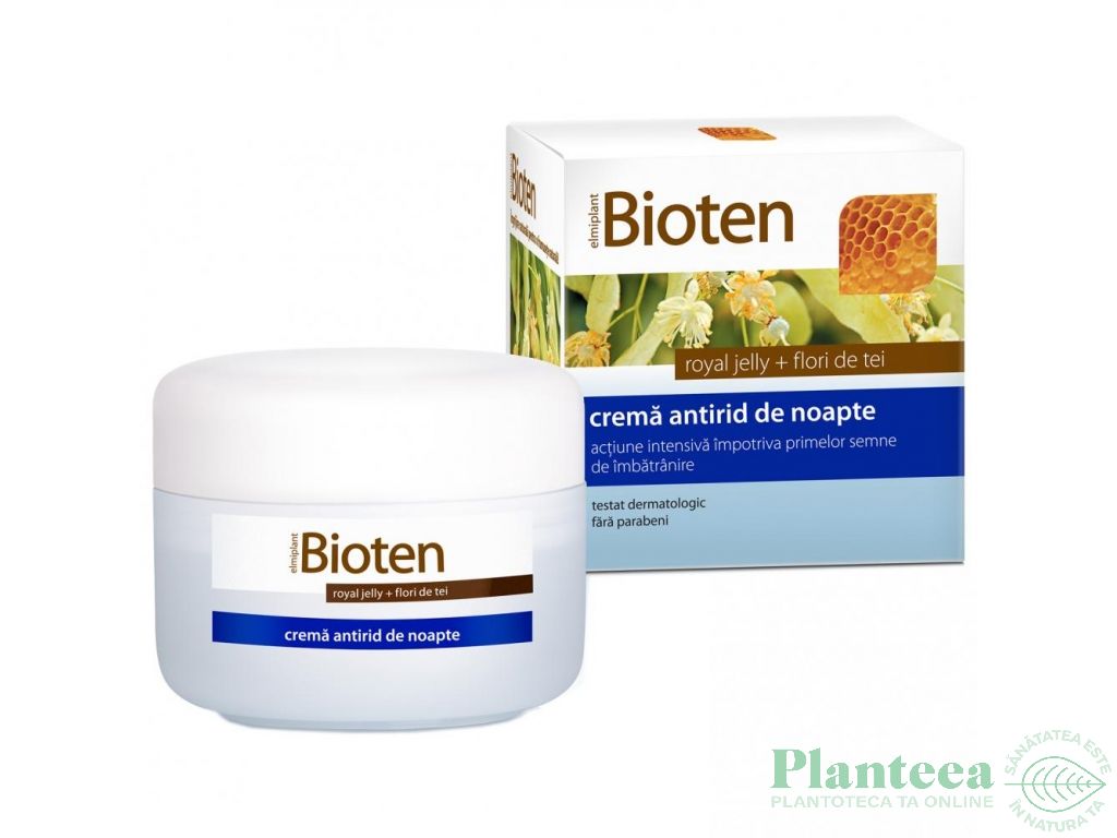 Crema noapte antirid Bioten 50ml - ELMIPLANT