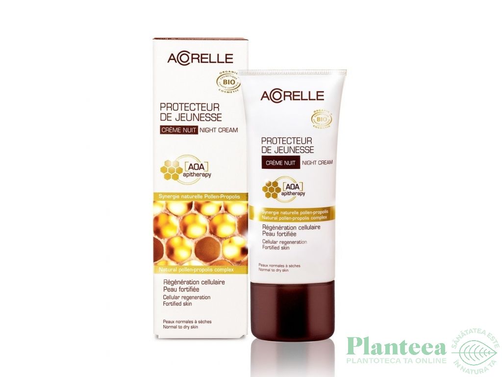 Crema noapte antirid polen propolis 50ml - ACORELLE