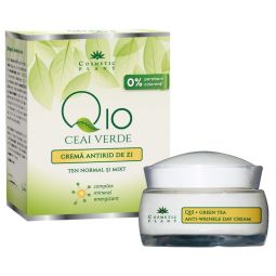 Crema zi antirid Q10 ceai verde 50ml - COSMETIC PLANT