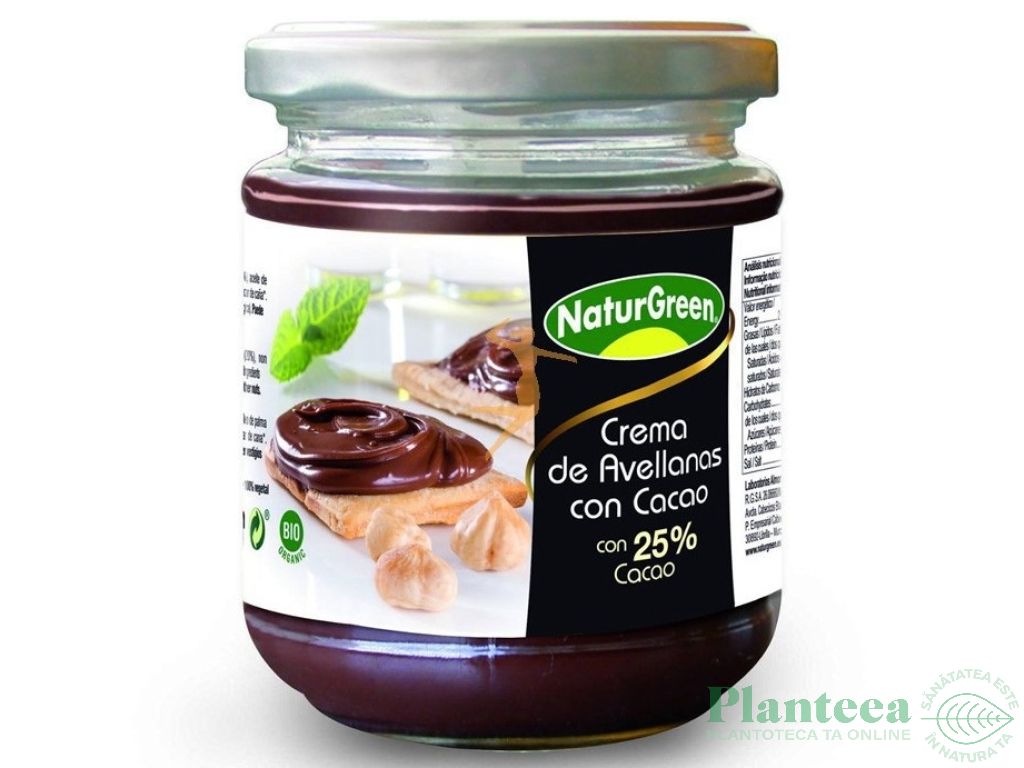 Crema desert alune padure cacao eco 200g - NATURGREEN