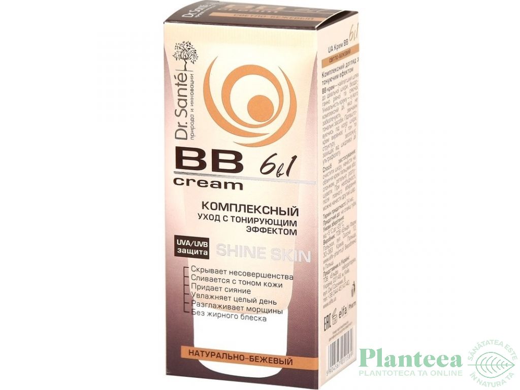 Crema BB bej natural ten normal mixt 50ml - DR SANTE