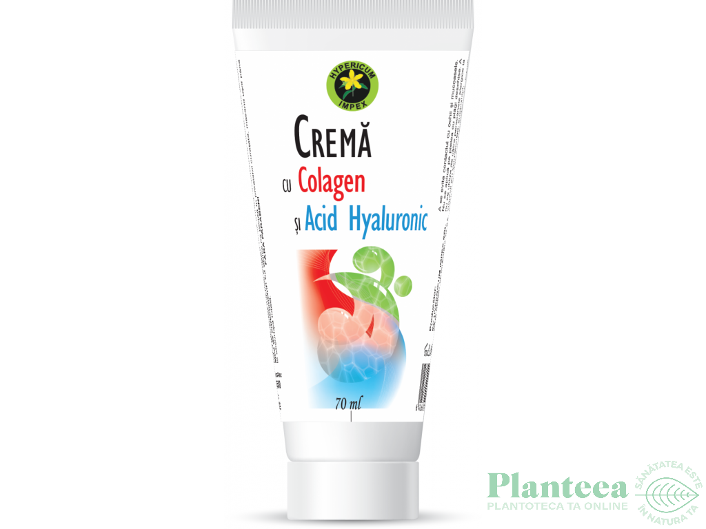 Crema fata colagen acid hialuronic 40ml - HYPERICUM PLANT