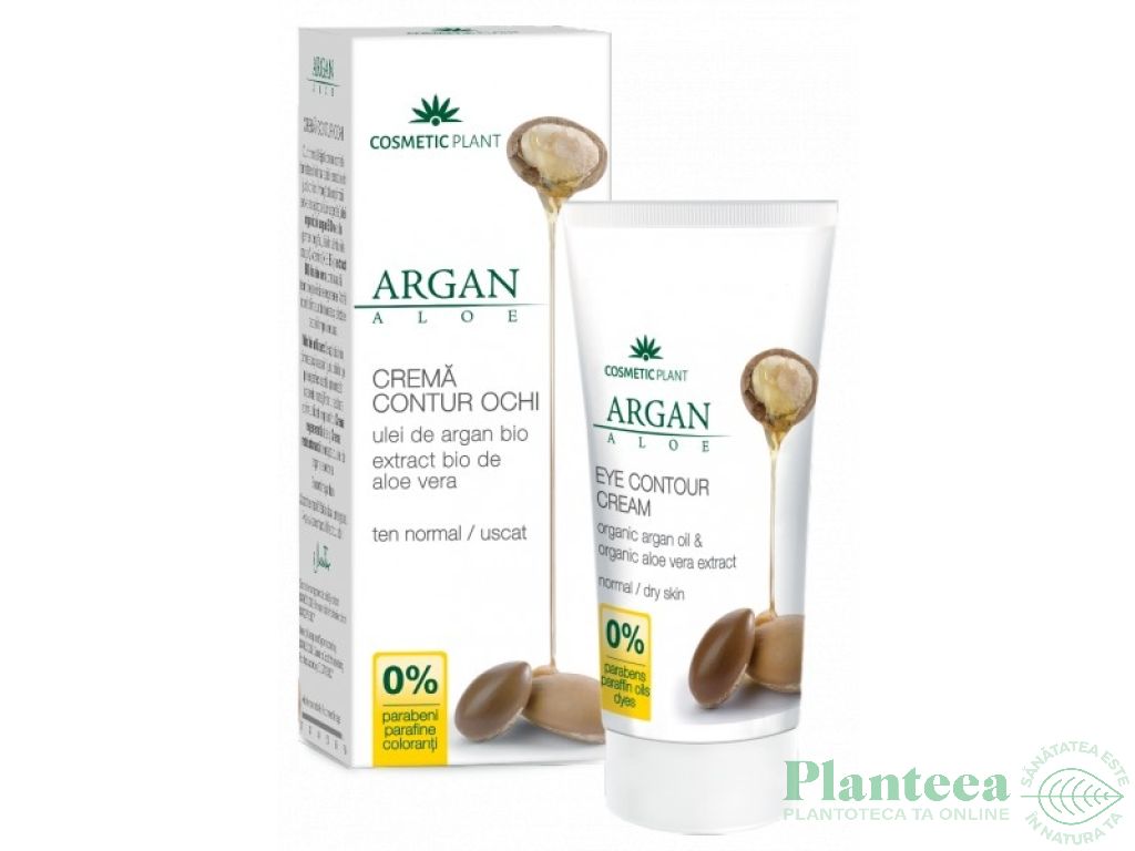 Crema contur ochi ulei argan 30ml - COSMETIC PLANT