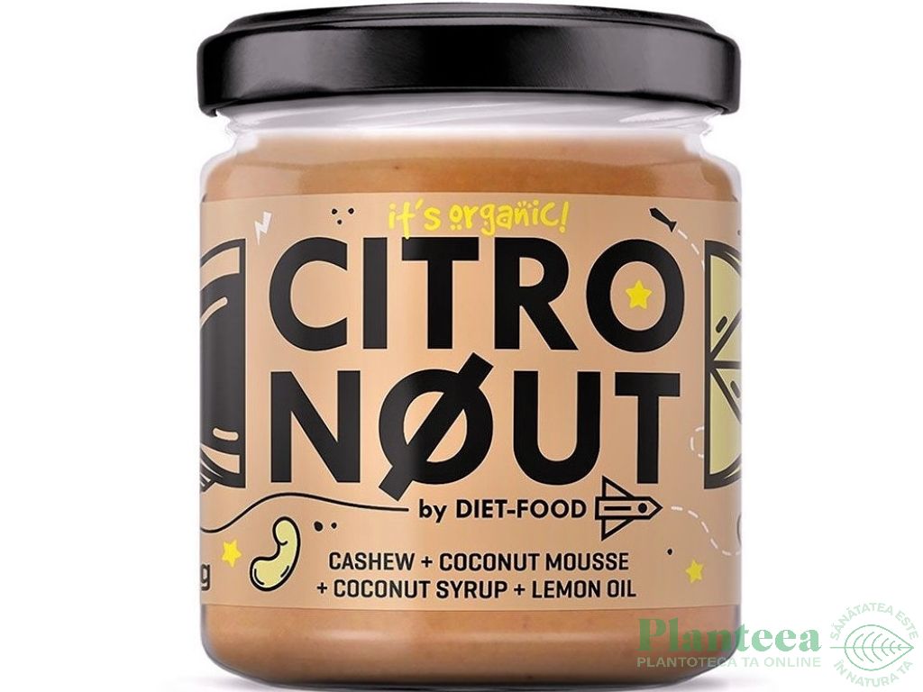 Crema desert caju lamaie CitroNout eco 200g - DIET FOOD