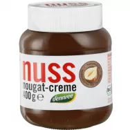 Crema desert alune ciocolata Nuss Nougat eco 400g - DENNREE