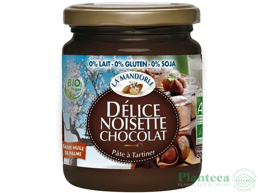 Crema desert ciocolata alune eco 300g - LA MANDORLE