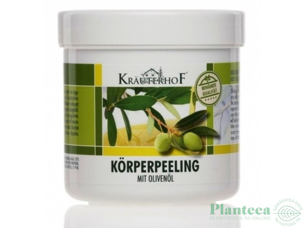 Scrub corp ulei masline 400g - KRAUTERHOF