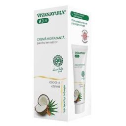 Crema fata hidratanta cocos catina ten uscat 75ml - VIVA NATURA