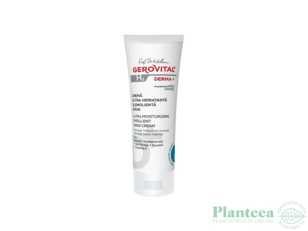 Crema maini ultra hidratanta emolienta 100ml - GEROVITAL H3 DERMA+