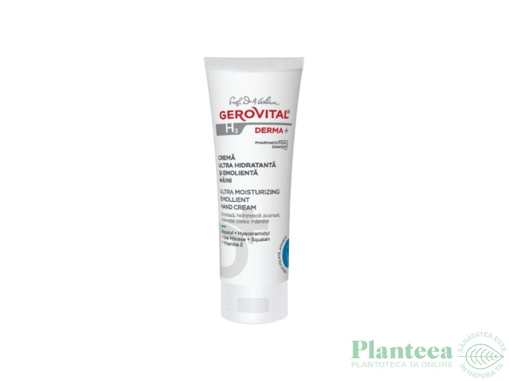Crema maini ultra hidratanta emolienta 100ml - GEROVITAL H3 DERMA+