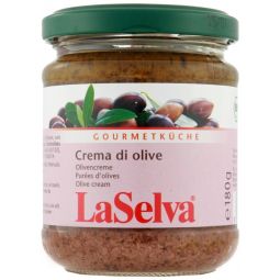 Crema tartinabila masline negre 180g - LA SELVA