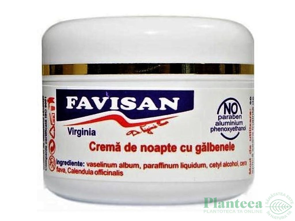 Crema noapte galbenele Virginia 30ml - FAVISAN