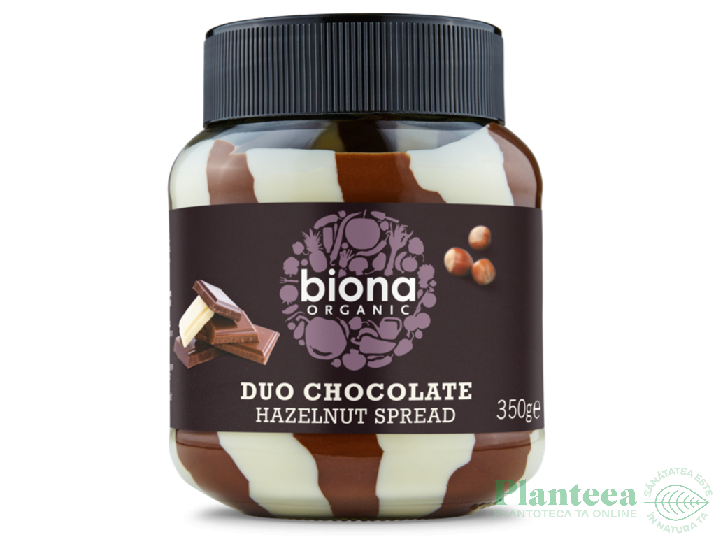 Crema desert duo ciocolata alune padure eco 350g - BIONA