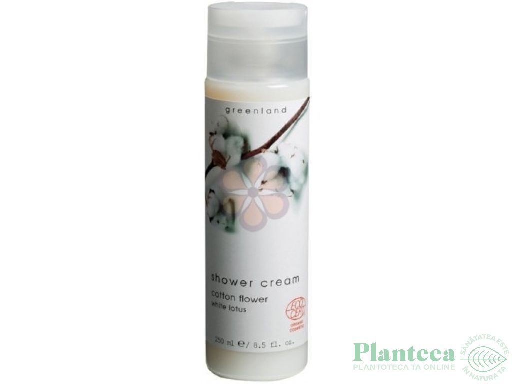 Crema dus Cotton Flower White lotus 250ml - GREENLAND