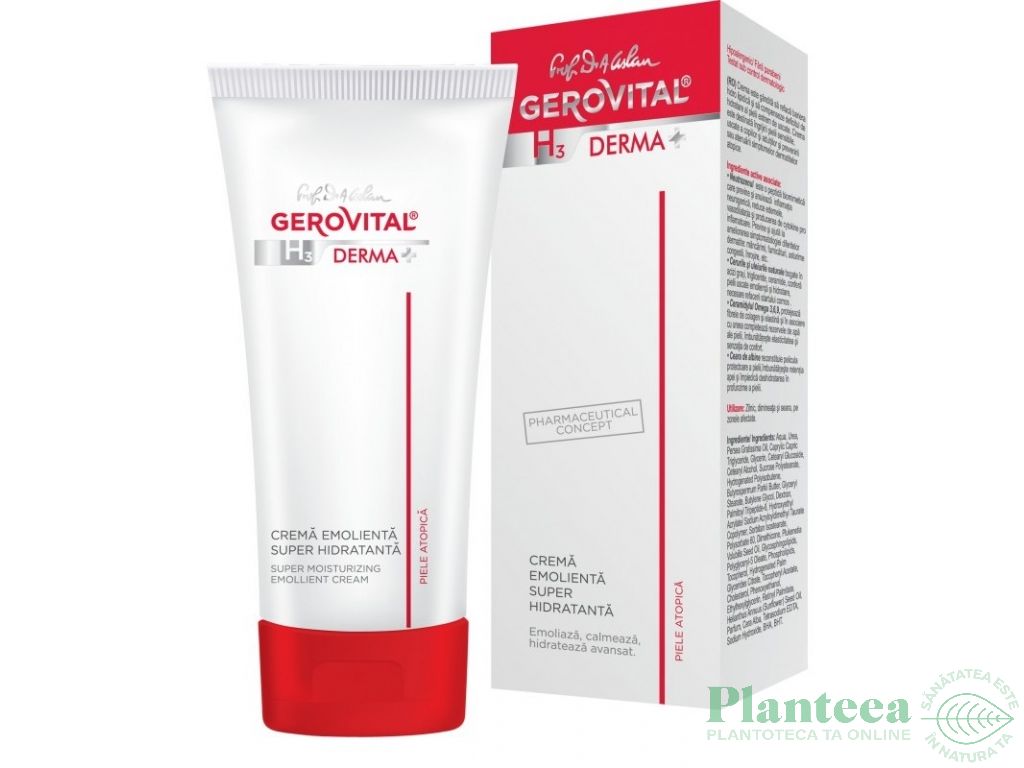 Crema emolienta super hidratanta 100ml - GEROVITAL H3 DERMA+