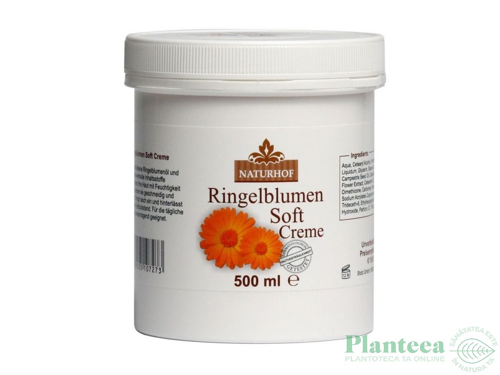 Crema galbenele 500ml - NATURHOF