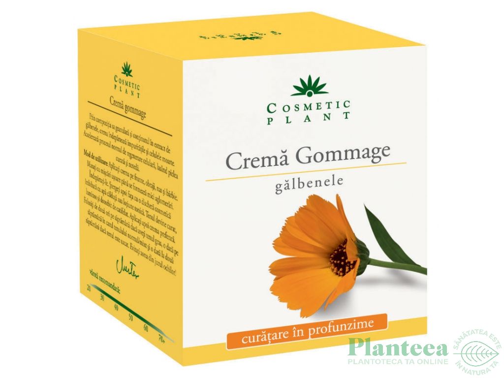 Crema gommage galbenele 50ml - COSMETIC PLANT