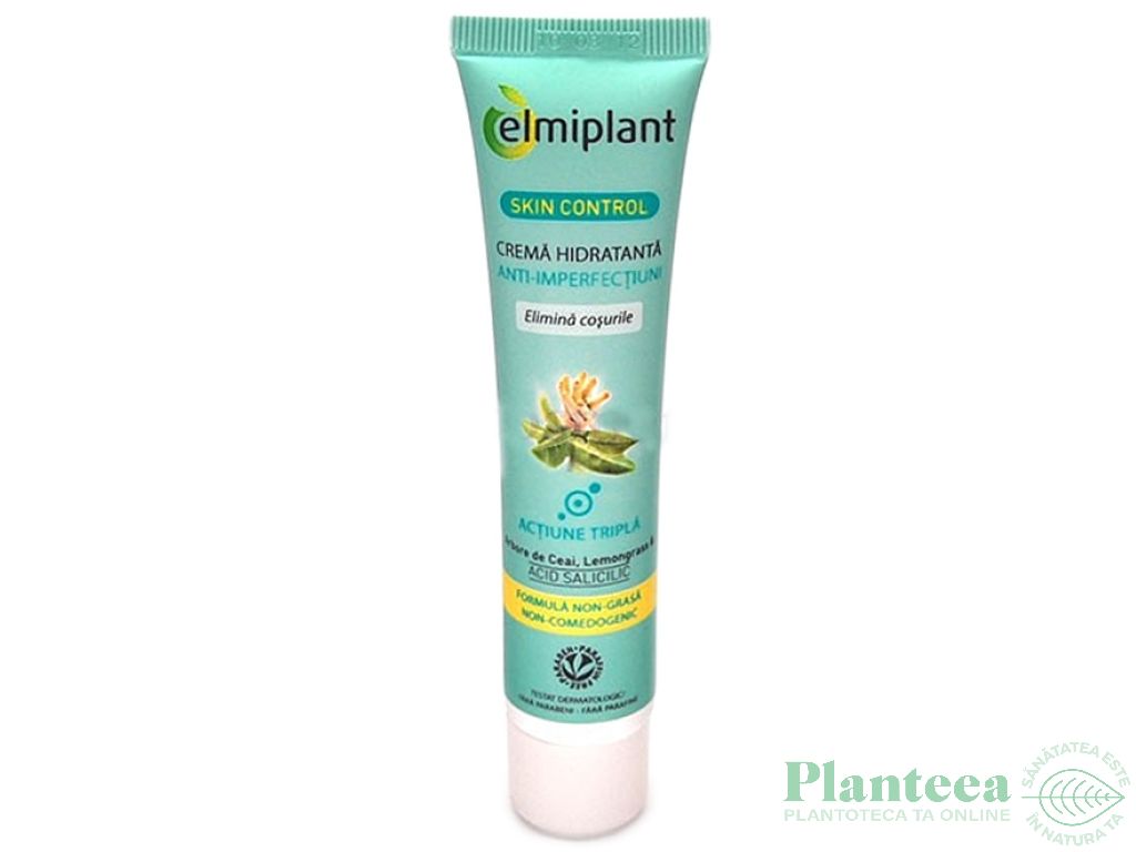 Crema hidratanta antiimperfectiuni SkinControl 40ml - ELMIPLANT