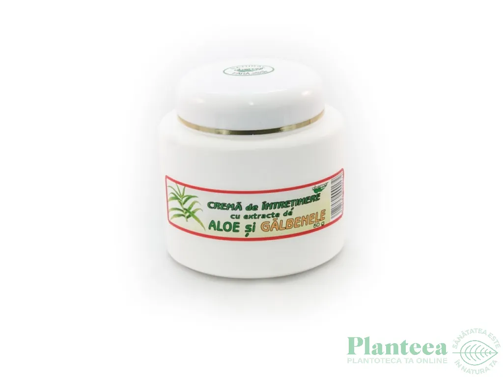 Crema intretinere aloe galbenele 200g - ABEMAR MED