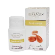 Crema nutritiva fitoceramide ulei argan 50g - HERBAGEN