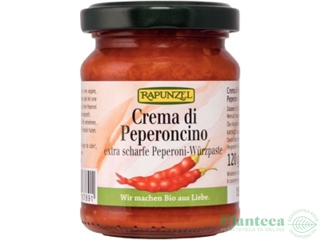 Crema ardei iuti pt condimentat eco 120g - RAPUNZEL