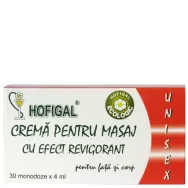 Crema masaj efect revigorant 30x4ml - HOFIGAL