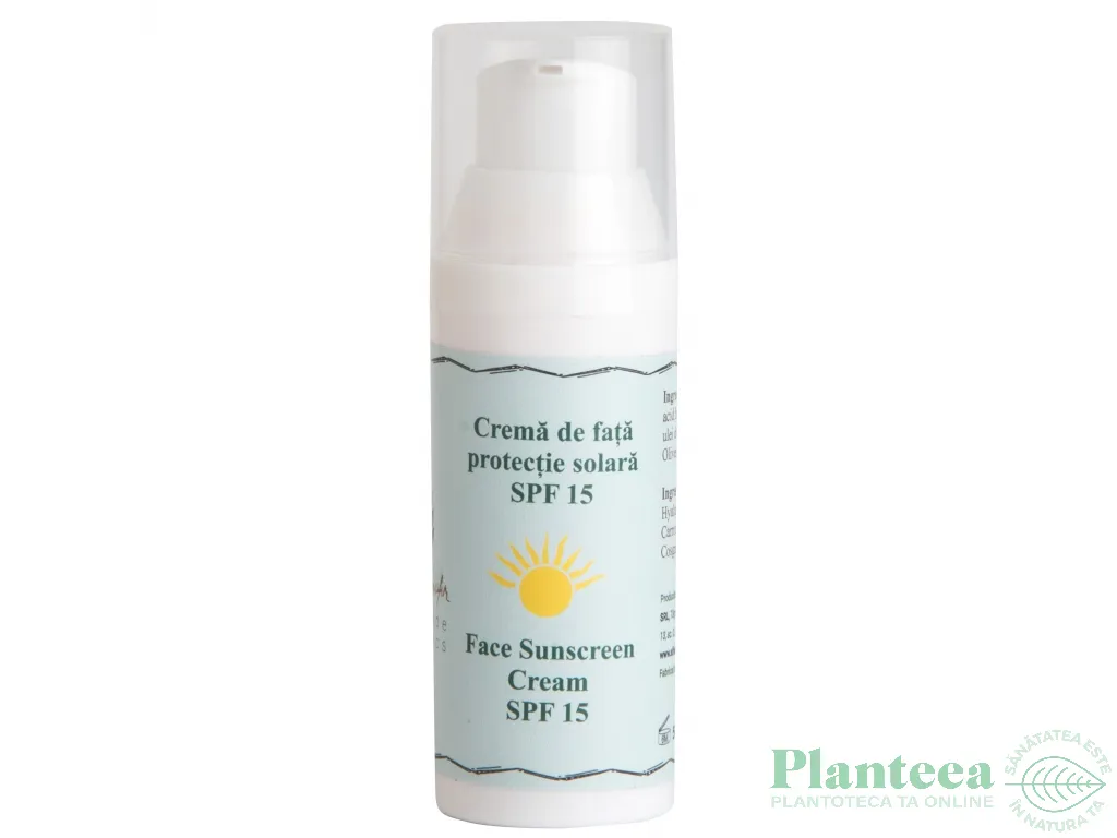 Crema fata protectie solara spf15 50ml - ALINA ZAMFIR