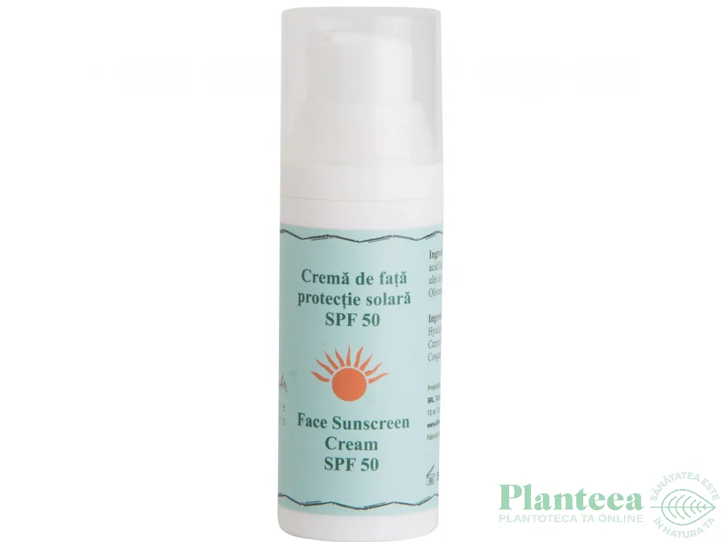 Crema fata protectie solara spf50 50ml - ALINA ZAMFIR