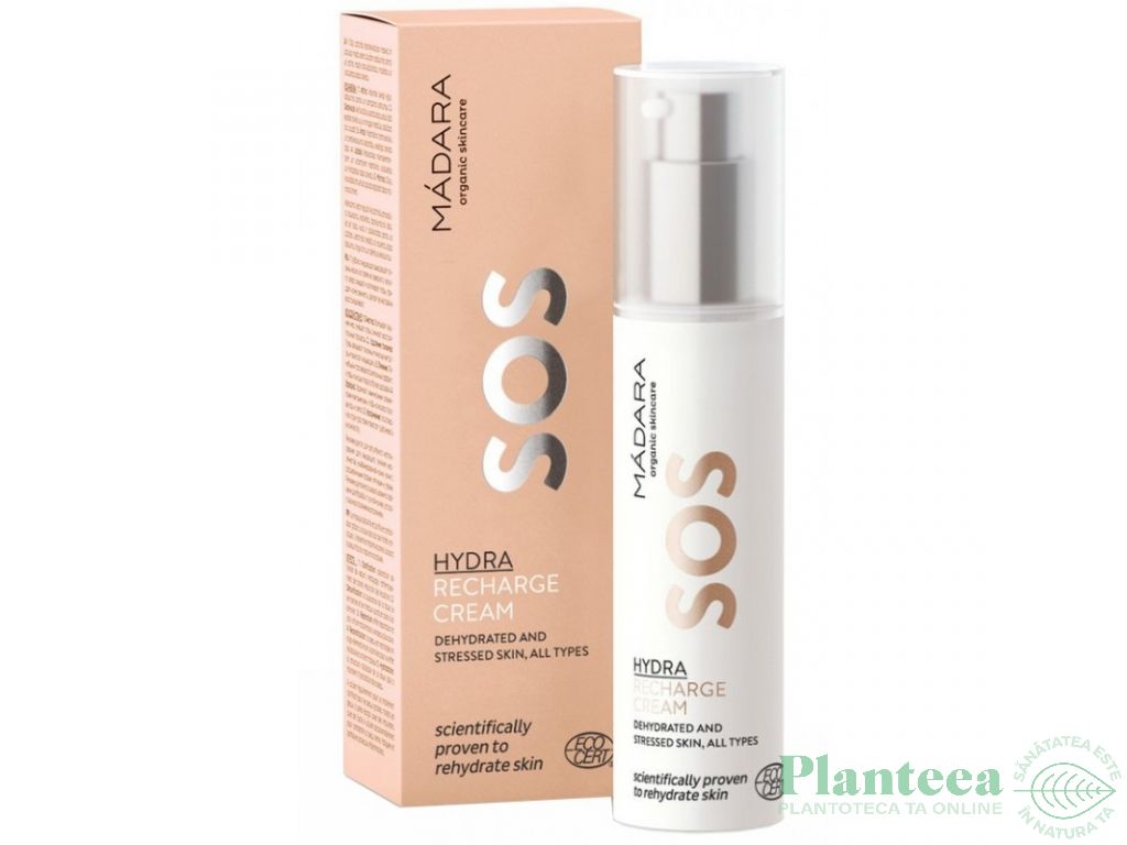 Crema rehidratanta SOS Hydra 50ml - MADARA