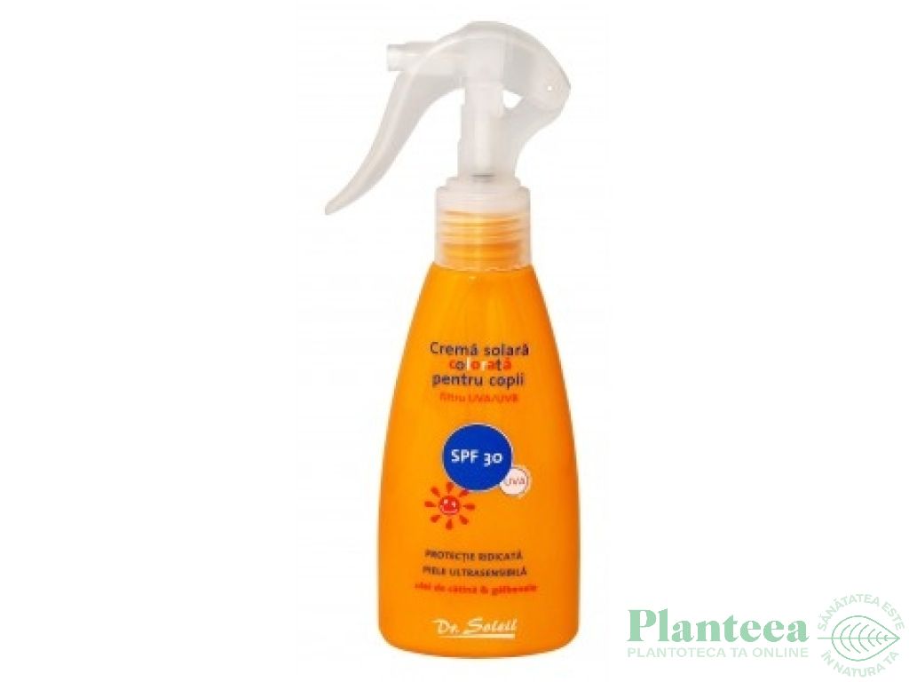 Crema protectie solara colorata copii spf30 150ml - DR SOLEIL